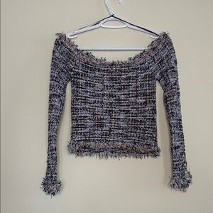 BNWT Zara Luxury Tweed Textured Knit